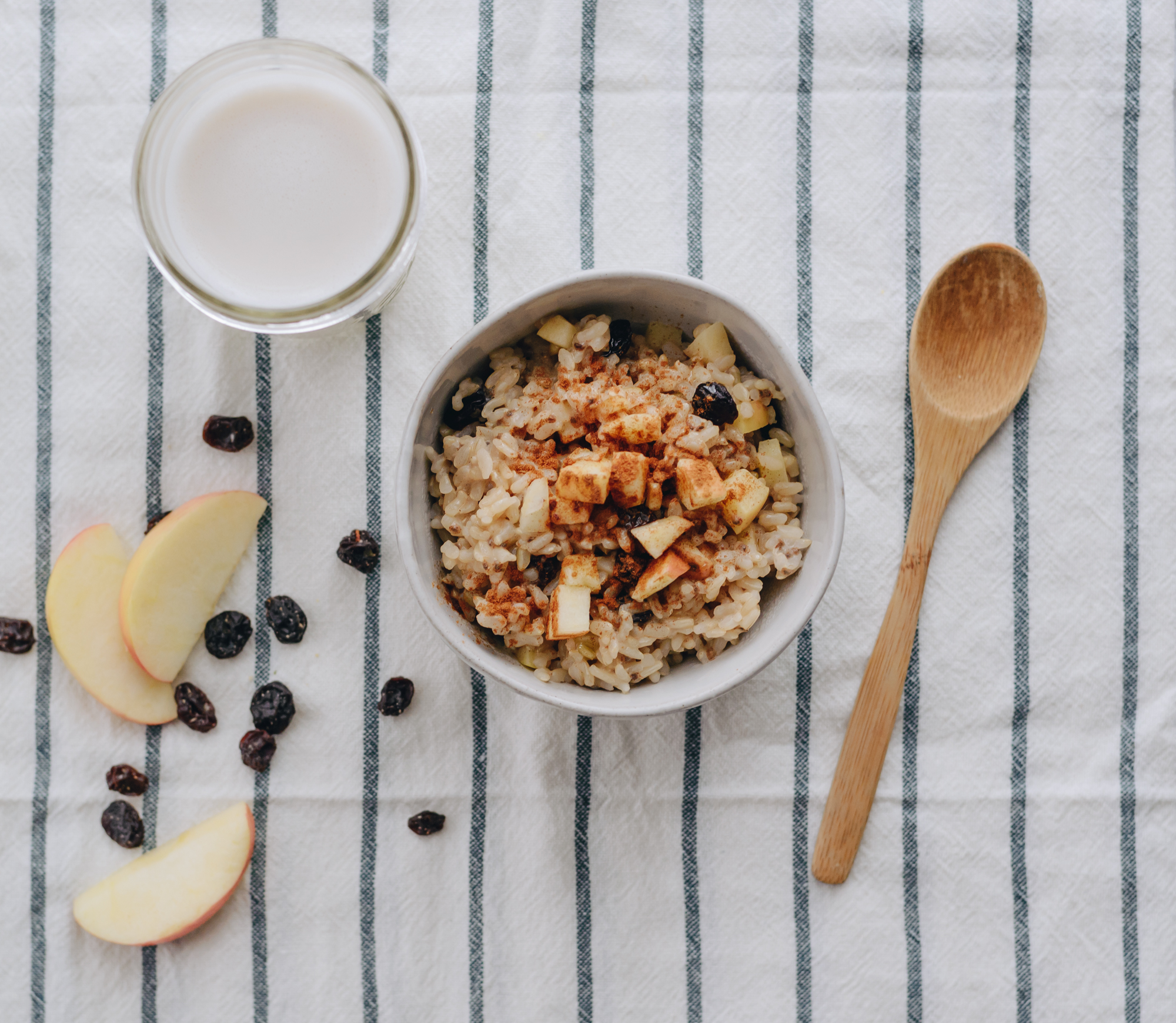 Apple Cinnamon Brown Rice Porridge Grain Trust