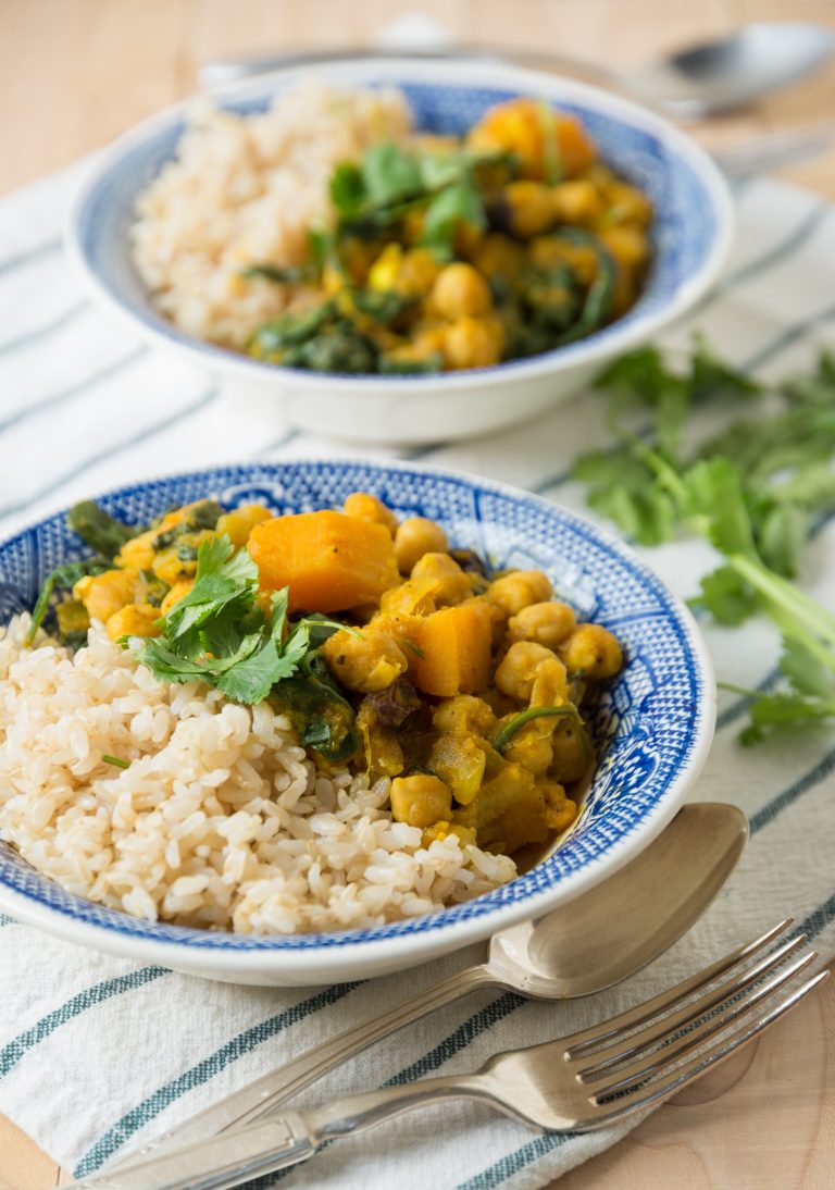 Chickpea Butternut Squash Curry with Brown Rice – Grain Trust